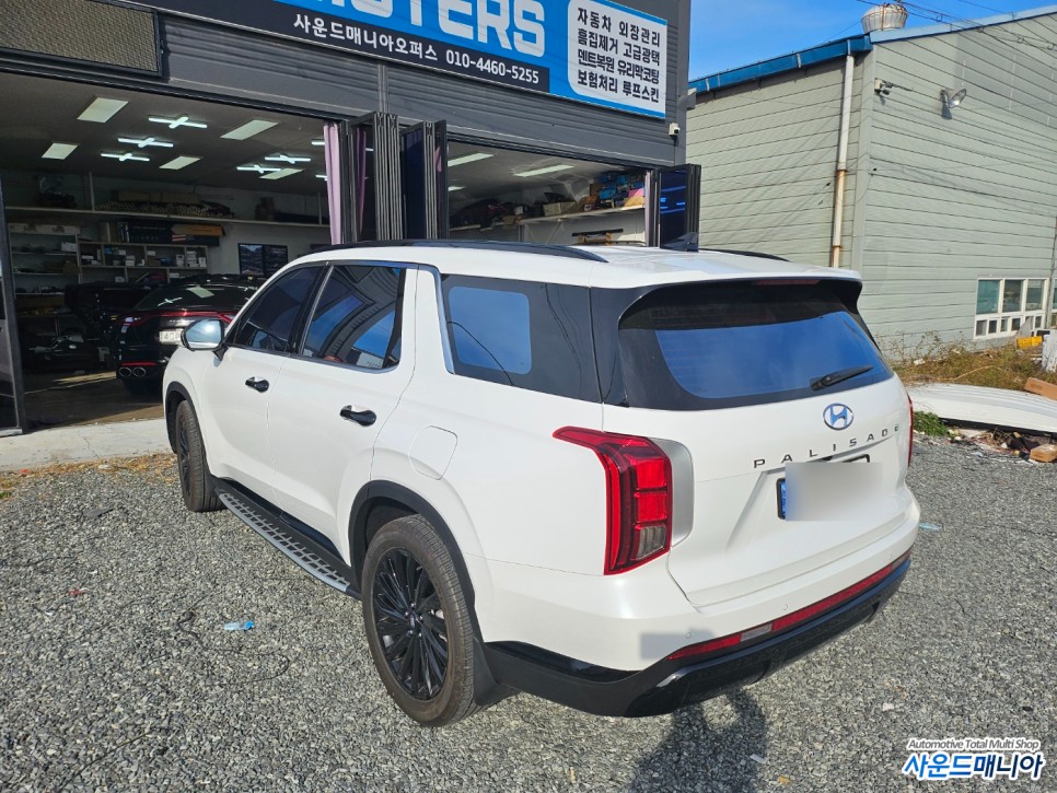 더뉴 팰리세이드 신형 블랙팩( 크롬딜리트) 크롬죽이기 작업 랩핑 / 현대 / 더 뉴 팰리세이드 / 울산, 경남