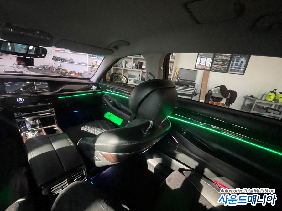 울산 제네시스 EQ900 카식스 무빙 엠비언트? 시공은 오직 사운드매니아 울산점 / 울산, 경남