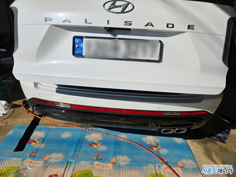 더뉴 팰리세이드 신형 블랙팩( 크롬딜리트) 크롬죽이기 작업 랩핑 / 현대 / 더 뉴 팰리세이드 / 울산, 경남