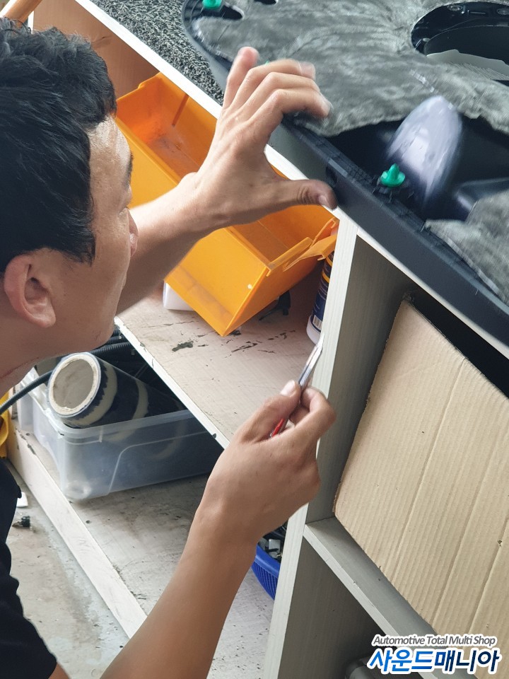 울산 팰리세이드 도어 스팟 램프 시공 by 사운드매니아 / 울산 진장동