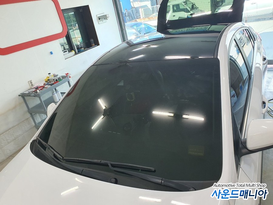 현대 아이오닉 하이브리트 루프스킨 랩핑 / 울산 진장동