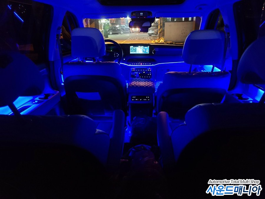 울산 팰리세이드 해신 엠비언트 튜닝 작업 전문 사운드매니아 / 울산 진장동