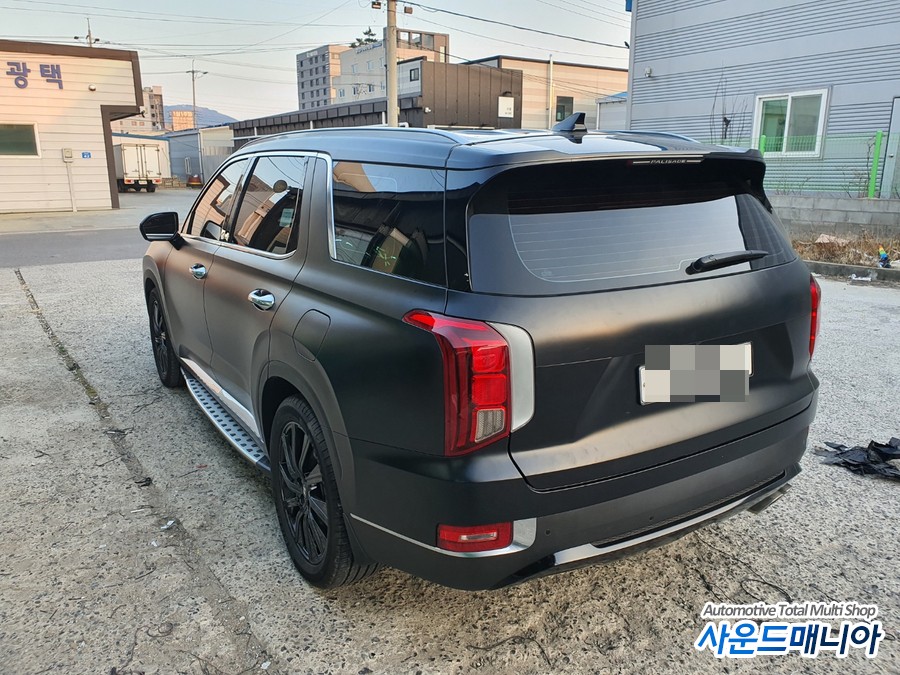 팰리세이드 무광블랙 전체 올랩핑!! 변신은 무죄!! / 울산, 경남