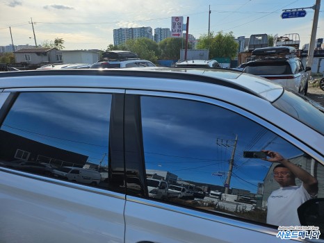 더뉴 팰리세이드 신형 블랙팩( 크롬딜리트) 크롬죽이기 작업 랩핑 / 현대 / 더 뉴 팰리세이드 / 울산, 경남