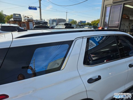 더뉴 팰리세이드 신형 블랙팩( 크롬딜리트) 크롬죽이기 작업 랩핑 / 현대 / 더 뉴 팰리세이드 / 울산, 경남