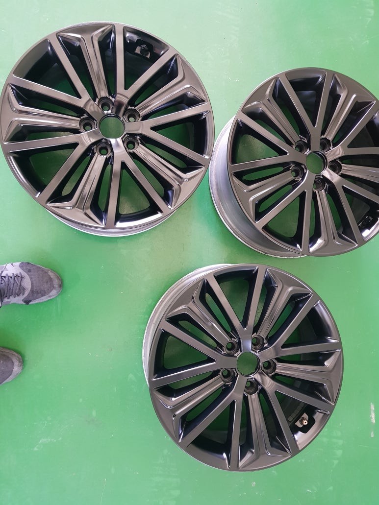 현대 투싼 블랙유광 도색후 컷팅 / 동해시 단봉동