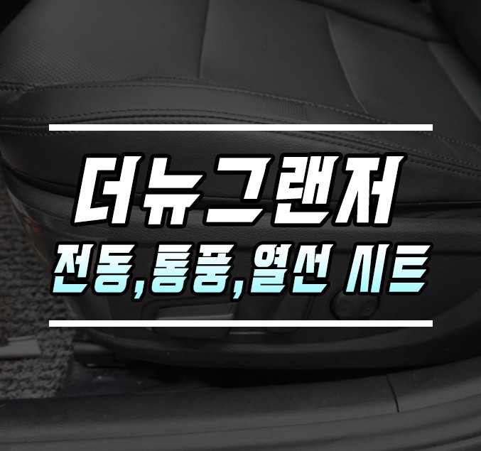 [더뉴그랜저 택시] 운전석 전동시트 & 통풍시트 작업기 / 김포,일산,고양