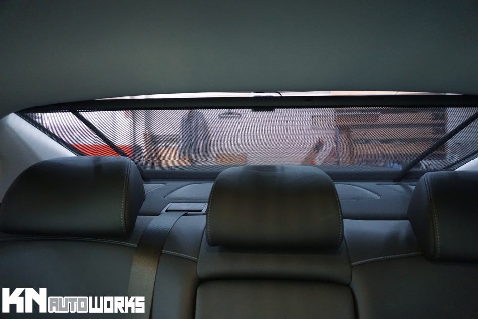 [올뉴K7] 순정 리어 전동 썬쉐이드 & 파인뷰 LX2000 블랙박스 / 경기 김포