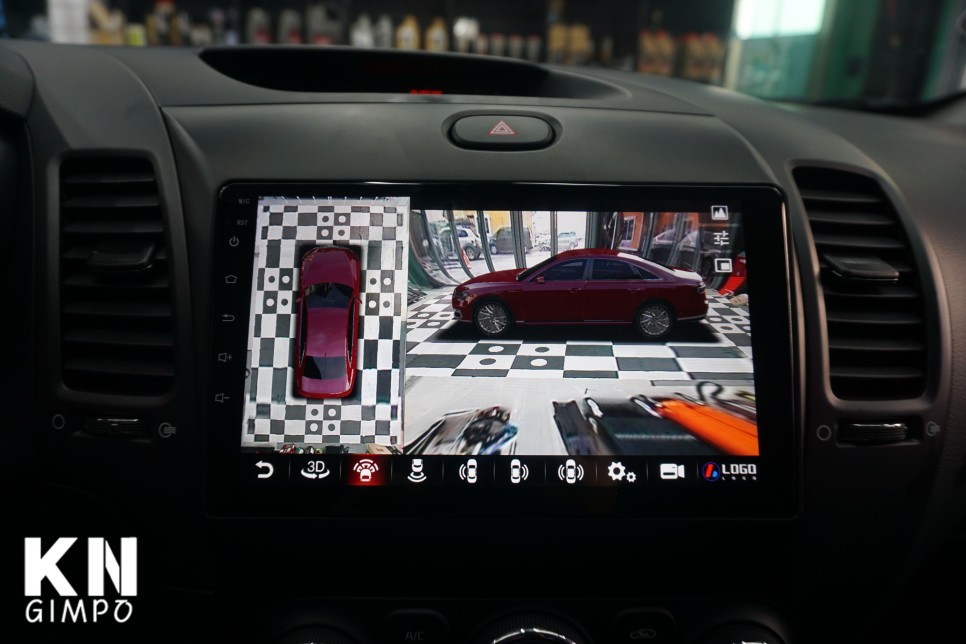 [K3] 안드로이드 올인원 , AHD 3D 어라운드뷰 작업 // 케이엔오토웍스 김포 / 김포,일산,고양