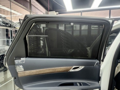 부천 제네시스 GV80 순정 뒷좌석 수동 커튼 설치 작업! / 경기 부천