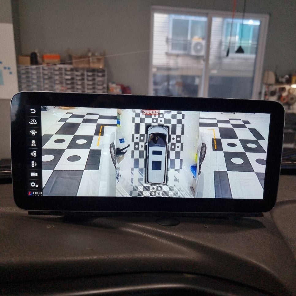 포터2 탑차 안드로이드 올인원 360 어라운드뷰 동시설치