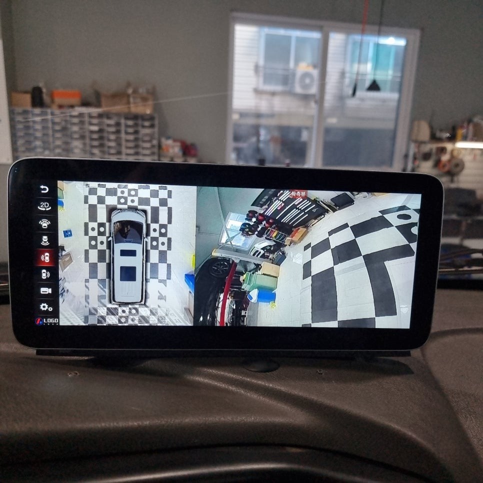 포터2 탑차 안드로이드 올인원 360 어라운드뷰 동시설치