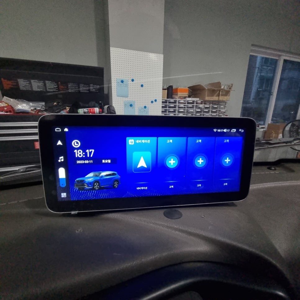 포터2 탑차 안드로이드 올인원 360 어라운드뷰 동시설치