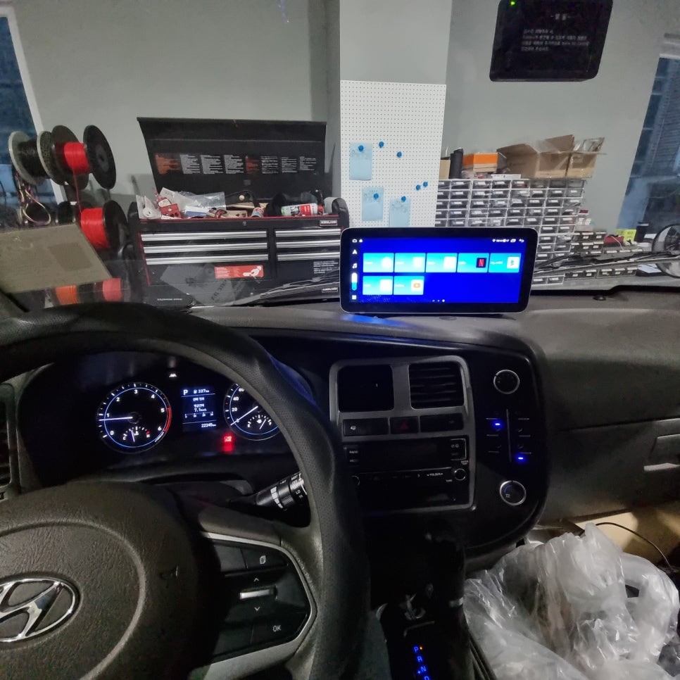 포터2 탑차 안드로이드 올인원 360 어라운드뷰 동시설치