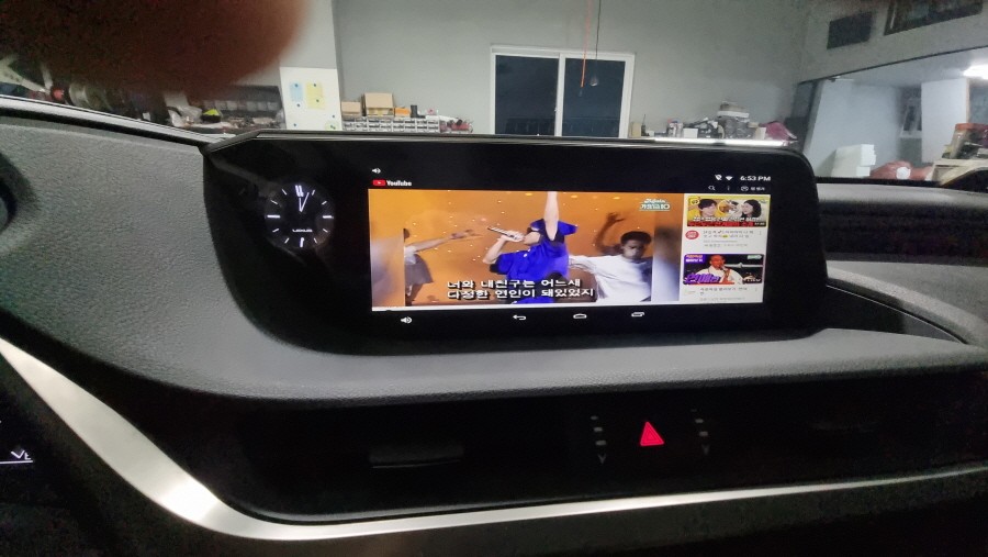 렉서스 ES300H 안드로이드 올인원 셋탑 및 어라운드뷰 설치