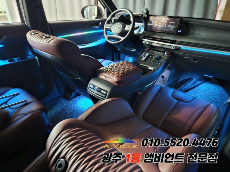 더뉴 팰리세이드 광주 엠비언트 깜빡이 무빙등 안전기능으로 너도나도 에이비클 시공 순정연동까지!! / 현대 / 더 뉴 팰리세이드 / 광주 북구