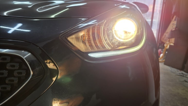 대구 기아 니로 상향등 고정(하이빔 셔터) 수리, 라이트 교체 없이 해결! (다이프로샵) / 대구 남산동