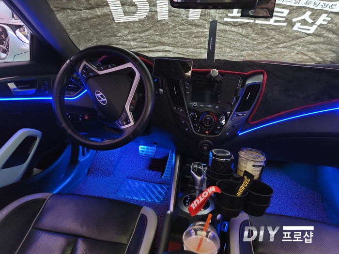 벨로스터 엠비언트 라이트 무드등 풋등 시공 대구 다이프로샵 부산 울산 대전 경북 경남 / 대구 남산동