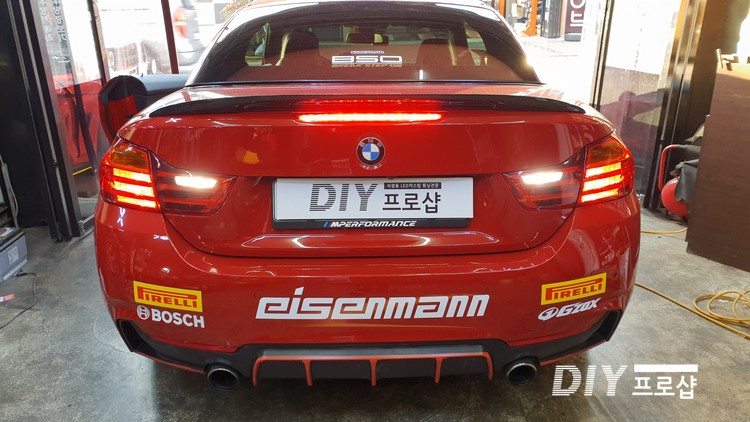대구 BMW 3시리즈 컨버터블 후진등  LED 시공 LED후진등 체크등 경고등 (대구LED튜닝 , 대구LED수리 , 대구 수입차 LED) / 대구 남산동