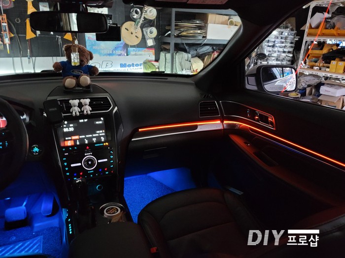 포드 익스플로러 엠비언트 라이트 무드등 RGB 가변 실내무드조명 DIY 프로샵 / 대구 남산동