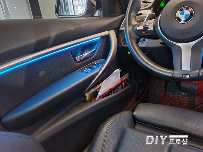 BMW F30 320D 엠비언트 라이트 무드등 시공 대구 다이프로샵 경북 경남 부산 울산 / 대구 남산동