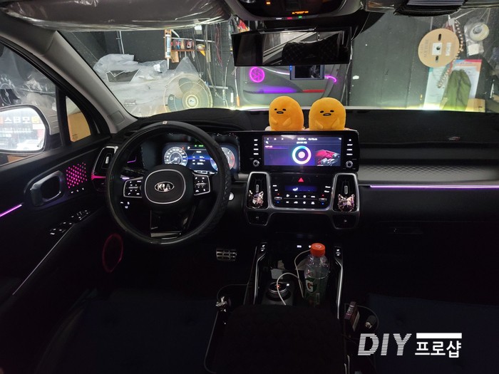 MQ4 쏘렌토 DMX 엠비언트 비노출 엠비언트 매립형 엠비언트 순정 연동 대구 다이프로샵 경북 경남 부산 울산 대전 / 대구 남산동