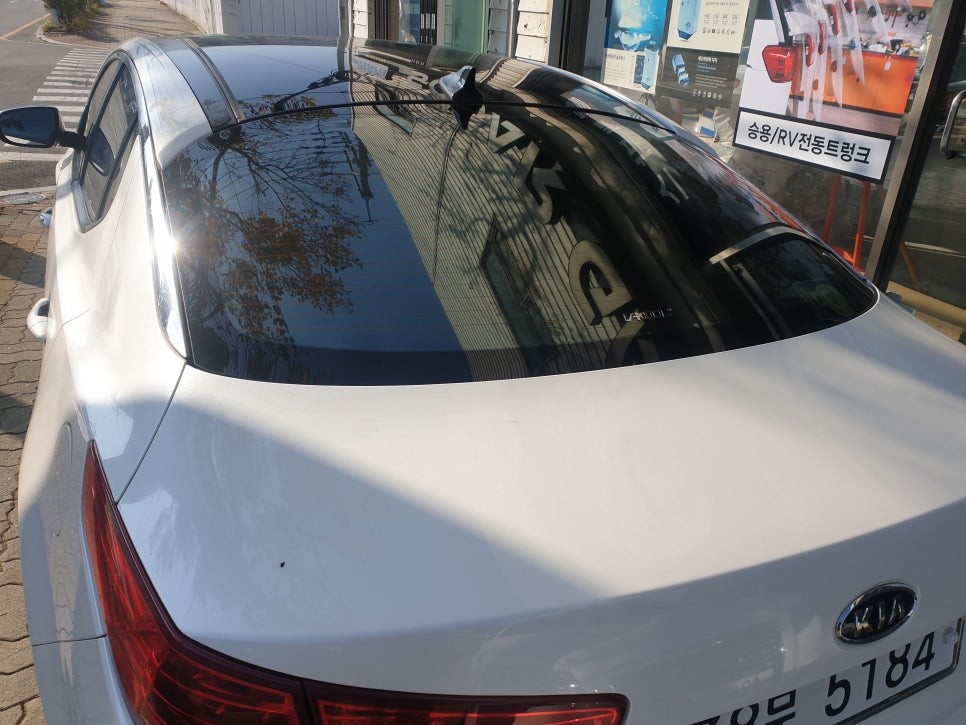브이쿨K썬팅 K5 썬팅 재시공 부산모터케어 / 부산 사상구
