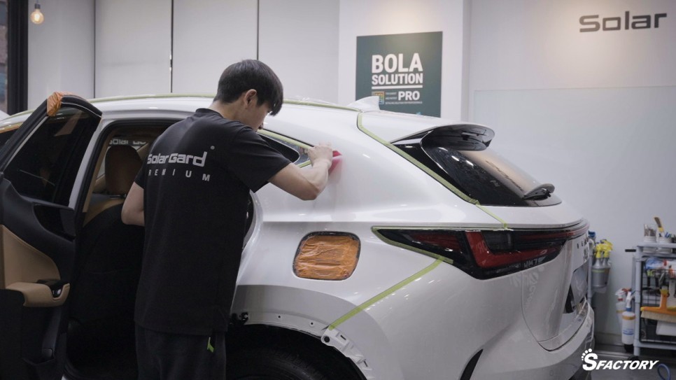 전체PPF로고탈거 없이도 시공이 가능해요? -렉서스 NX350H / 동탄,수원,오산