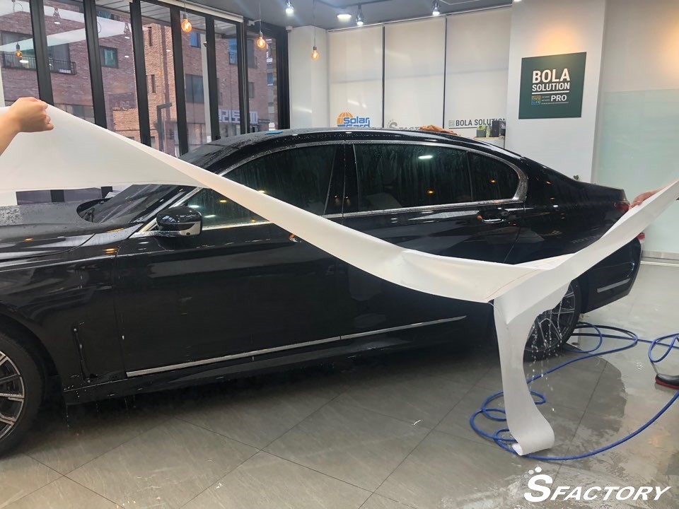 G12 bmw 740Li 전체 ppf , 볼라솔루션 가죽코팅 시공기