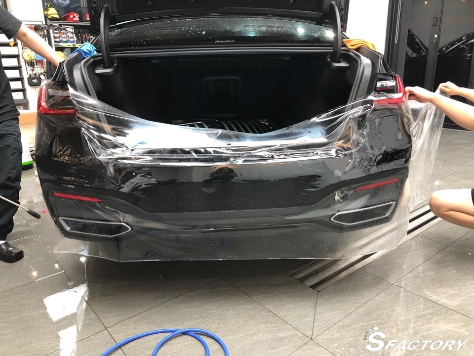 G12 bmw 740Li 전체 ppf , 볼라솔루션 가죽코팅 시공기