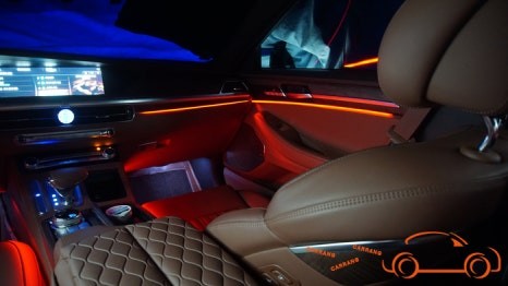 <광주 순정 연동 앰비언트>G90 순정 앰비언트 광량 업