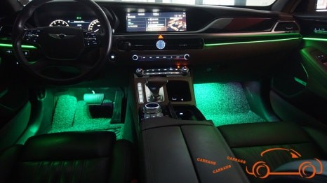 <광주 앰비언트>G90 앰비언트 순정 연동 시공