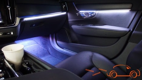 =광주 수입차 앰비언트= 볼보 S90 앰비언트 + 우드 가니시 블랙 랩핑