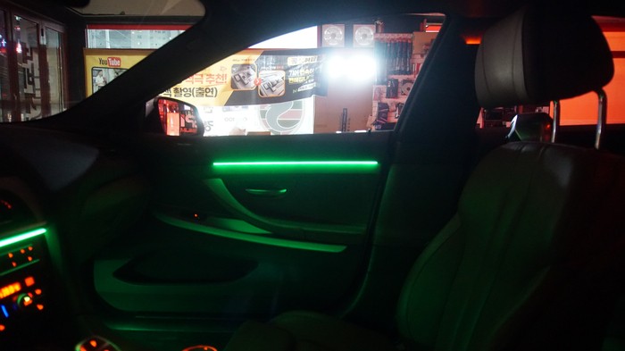 <광주 수입차 앰비언트>BMW 640D RGB 앰비언트 시공