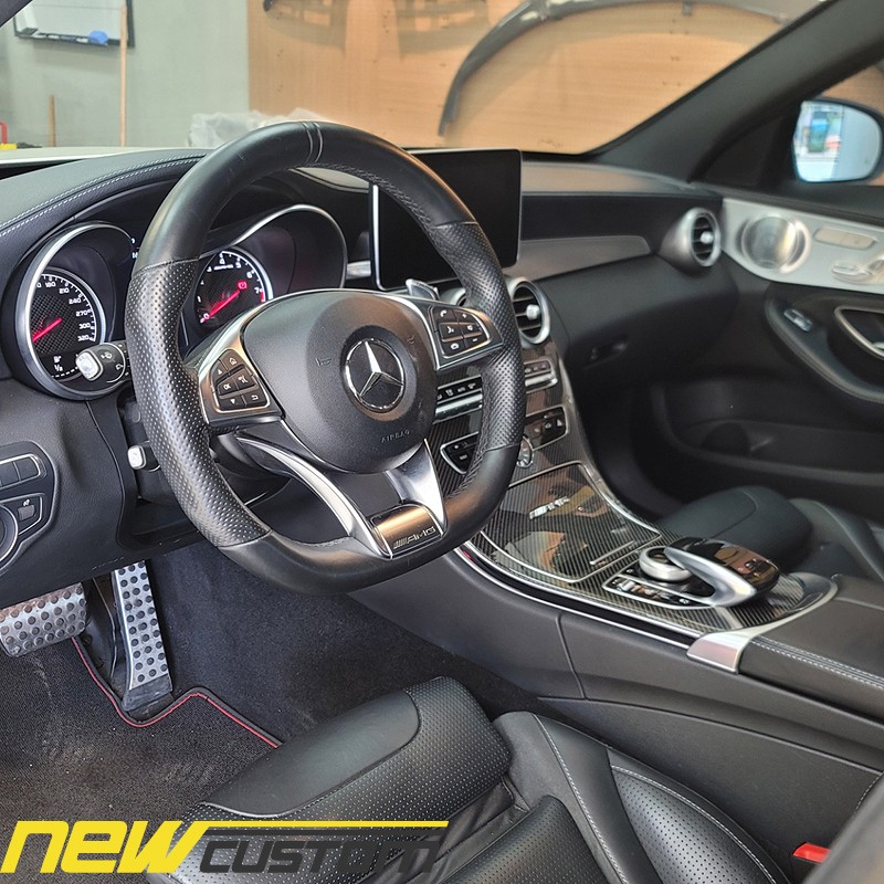 올인게러지 벤츠 c클래스 W205 C클래스 c63amg세단 , AMG핸들 신형AMG핸들교체 .신형카본핸들,페이스리프트컨버젼