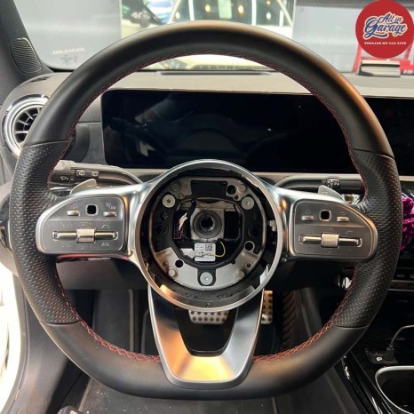 벤츠 W177 A45amg AMG핸들 + 어질리티셀렉트 교체 순정레트로핏 실내의 변화 기능업그레이드