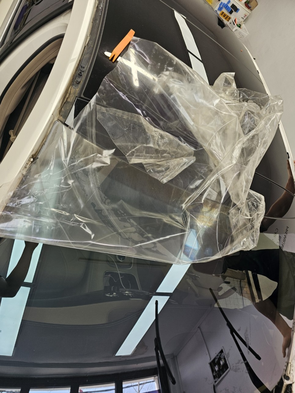 S64 AMG 고양시 식사동 행신동 윈드쉴드 재시공 / 고양 삼송, 일산