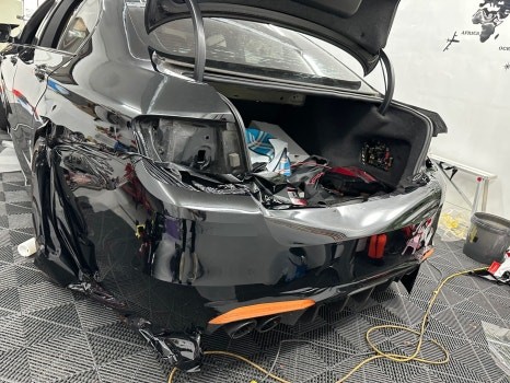 춘천고광택전체랩핑 - BMW 5시리즈 전체랩핑 - 킹드레스 / 춘천시 후평동