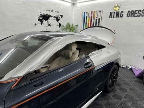 춘천듀오톤랩핑 - 벤츠 S63 AMG C217 듀오톤 투톤랩핑 - 킹드레스 - 춘천래핑