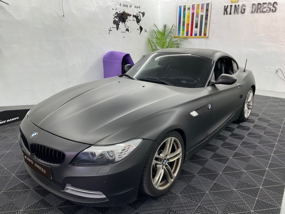 춘천랩핑 - BMW Z4전체랩핑 - 춘처전체랩핑 - 킹드레스