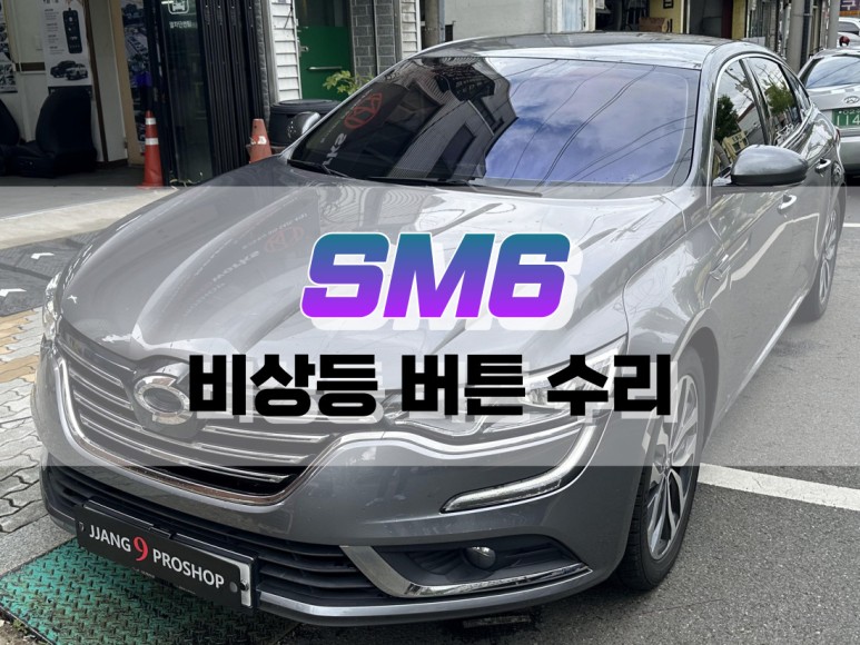 대구 SM6 에스 링크 판넬 비상등 버튼 수리 작업 / 자동차 스위치 수리 / 대구 북구, 구미, 경산