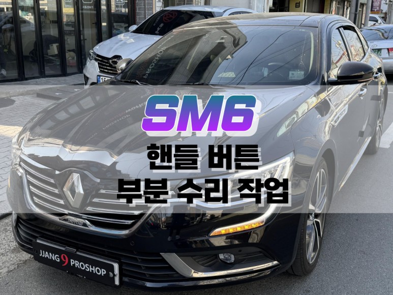 대구 SM6 고장 난 핸들 버튼 부분 수리 작업 / 대구 북구, 구미, 경산