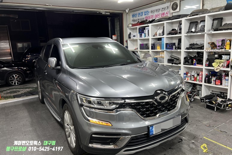 대구 더뉴QM6 자동차 오토홀드 통합 모듈 시공 / 자동 전자파킹 해제, 스마트도어 기능 / 대구 북구, 구미, 경산