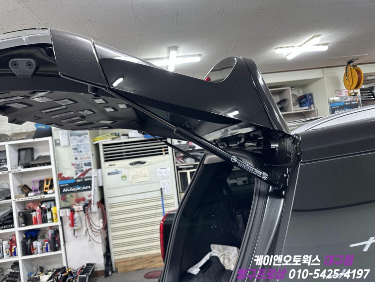 대구 팰리세이드 순정 전동트렁크 장착 / 순정 파워 테일게이트 튜닝 작업 / 대구 북구, 구미, 경산