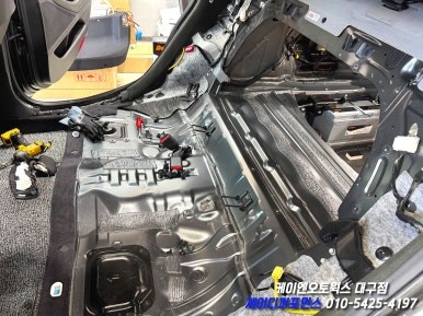 대구 제네시스 G80(DH) 순정 전동 트렁크 장착 작업 / 파워 테일게이트 튜닝 / 대구 북구 노원동