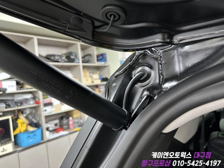 대구 팰리세이드 순정 전동트렁크 장착 / 순정 파워 테일게이트 튜닝 작업 / 대구 북구, 구미, 경산