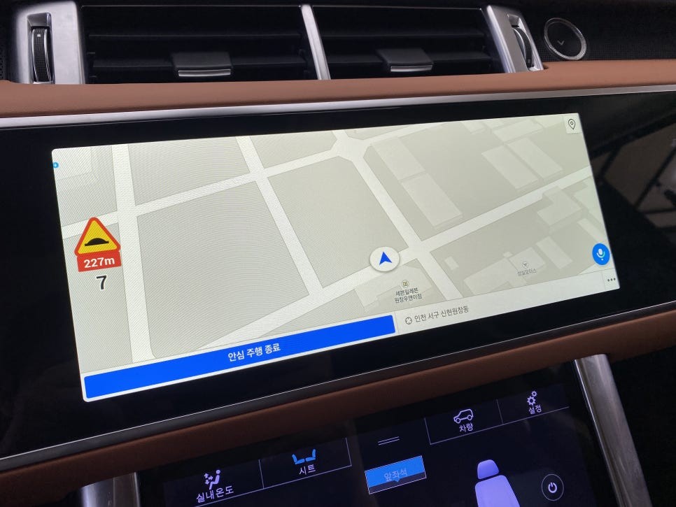 레인지로버 스포츠 안드로이드 올인원 듀얼 모니터 시공 / 인천 서구