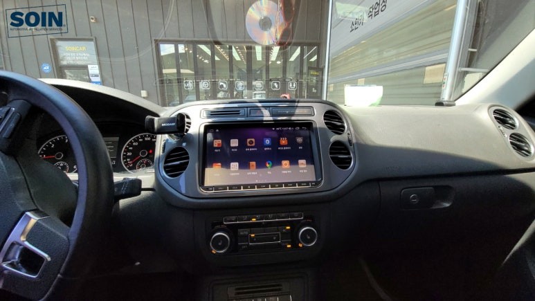 티구안 안드로이드올인원 HD후방카메라