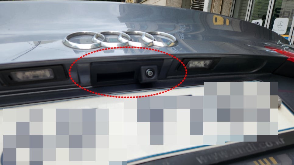 아우디 A4 순정모니터 탈거후 안드로이드 올인원 장착
