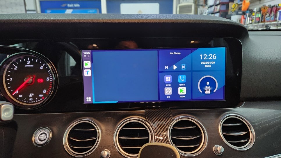 벤츠 w213 카링킷 프로3 터치사용을 위한 에어터치 작업 / 인천, 부평, 부천